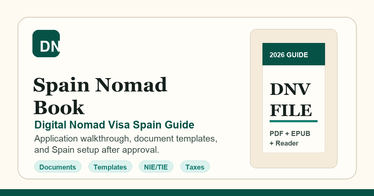 Spain DNV RETA commitment letter template